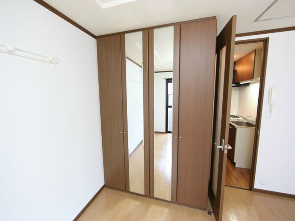 収納(クローゼット　姿鏡付き)