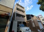 外観　防犯カメラ付　オートロック　外壁タイル張り