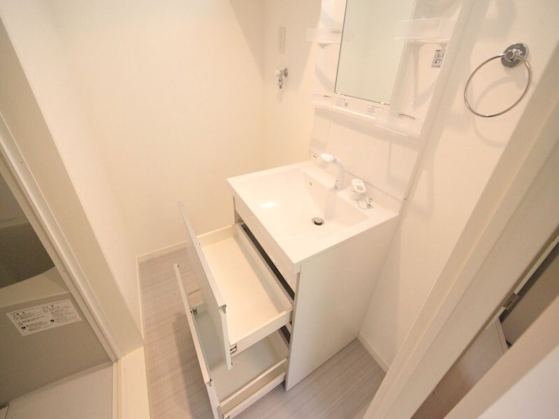 物件内観写真19　(脱衣所　独立洗面台（シャンプードレッサー付）収納スペース有)