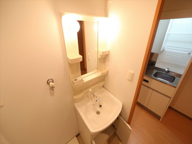 物件内観写真16　(脱衣所　独立洗面台（シャンプードレッサー付）収納スペース有)