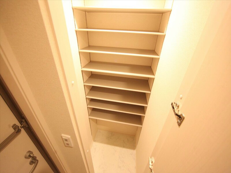 物件内観写真5　(玄関　シューズインクローク付（収納充実してます）)
