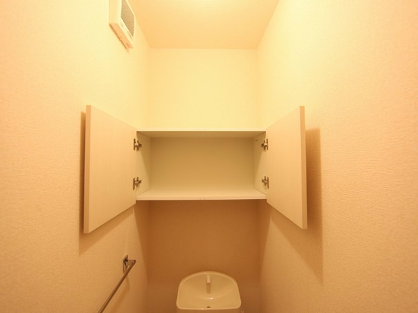 トイレ(トイレ上部の収納棚)