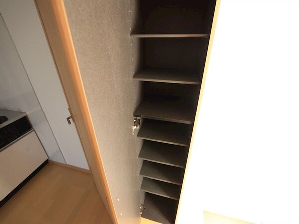 玄関(玄関　シューズボックス付（収納充実してます）)
