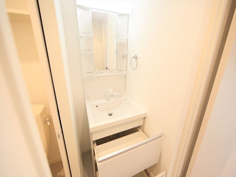 物件内観写真33　(脱衣所　独立洗面台（シャンプードレッサー付）収納スペース有)