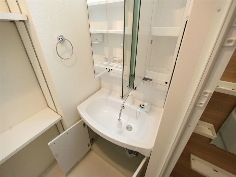 物件内観写真16　(独立洗面台（シャンプードレッサー付）収納スペース有)