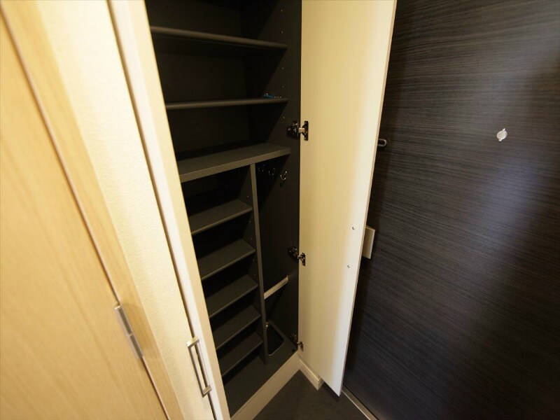 物件内観写真8　(玄関　シューズボックス付（収納充実してます）)