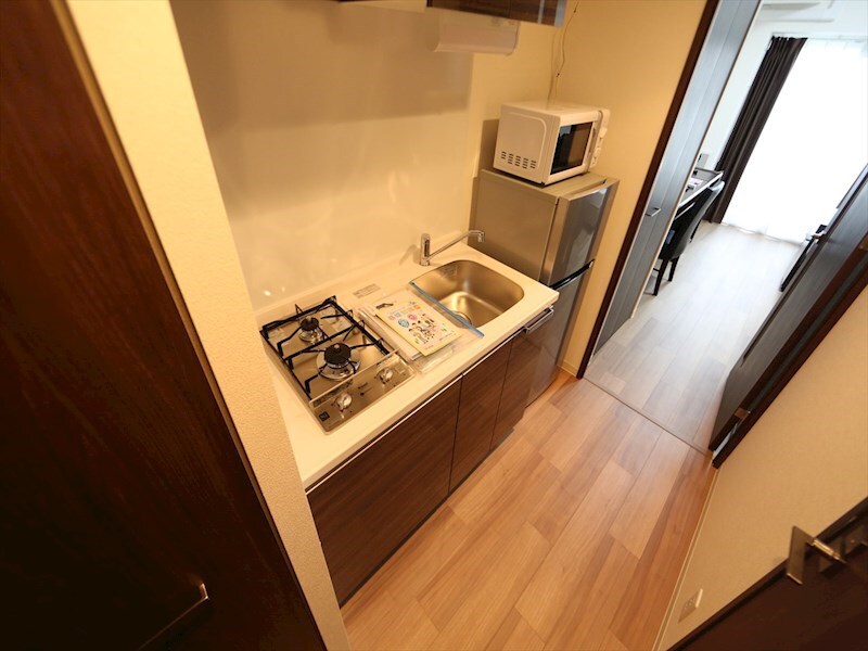 物件内観写真19　(システムキッチン（ガス2口コンロ付）)