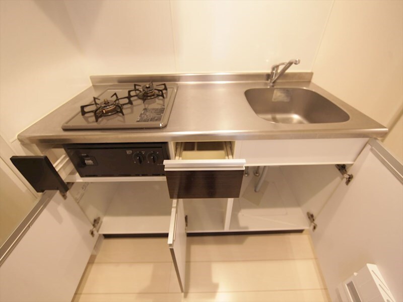 物件内観写真24　(システムキッチン（ガス2口コンロ付）　イメージ写真)