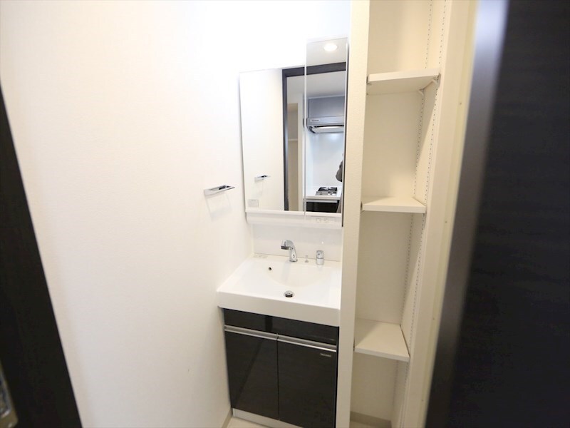 物件内観写真25　(脱衣所　独立洗面台（シャンプードレッサー付）収納スペース有)