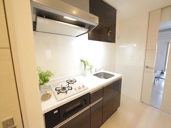 キッチン(システムキッチン（ガス2口コンログリル付）)