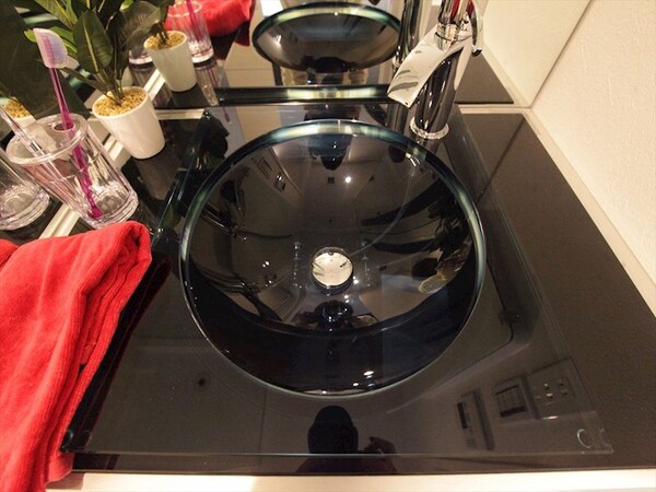 洗面所(脱衣所　オシャレな独立洗面台)