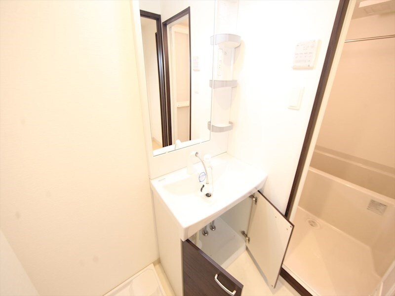 物件内観写真24　(脱衣所　独立洗面台（シャンプードレッサー付）収納スペース有)