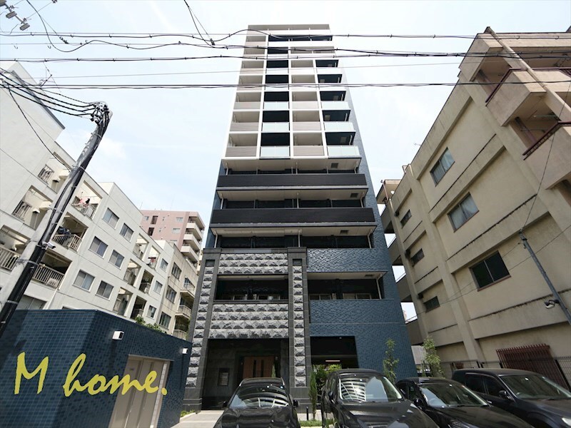 物件外観写真1　(外観　オートロック　宅配ＢＯＸ　防犯カメラ　分譲賃貸)