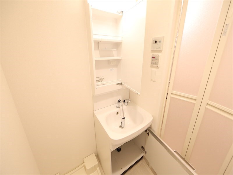 物件内観写真17　(脱衣所　独立洗面台（シャンプードレッサー付）収納スペース有)