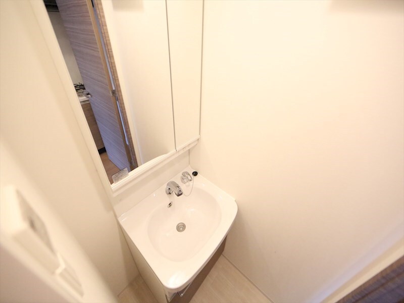 物件内観写真17　(脱衣所　独立洗面台（シャンプードレッサー付）収納スペース有)