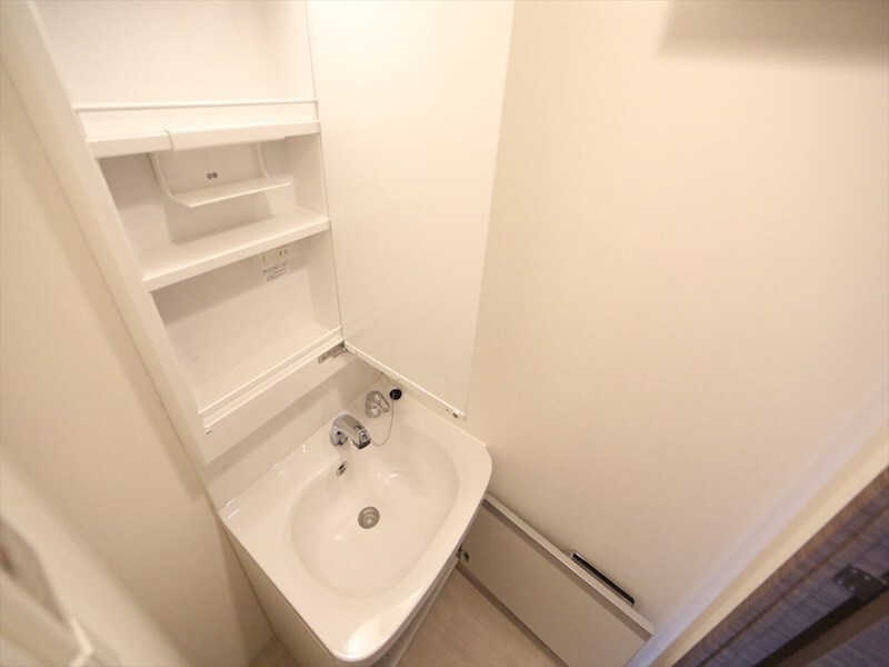 物件内観写真22　(脱衣所　独立洗面台（シャンプードレッサー付）収納スペース有)