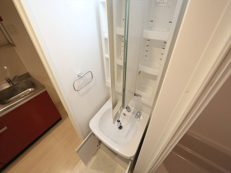 物件内観写真23　(脱衣所　独立洗面台（シャンプードレッサー付）収納スペース有)