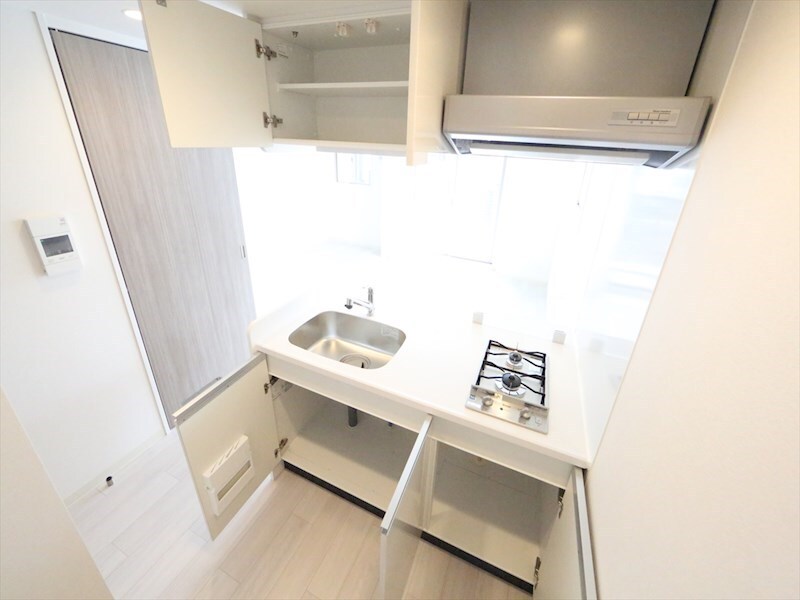 物件内観写真18　(システムキッチン（ガス2口コンロ付）カウンターキッチン)