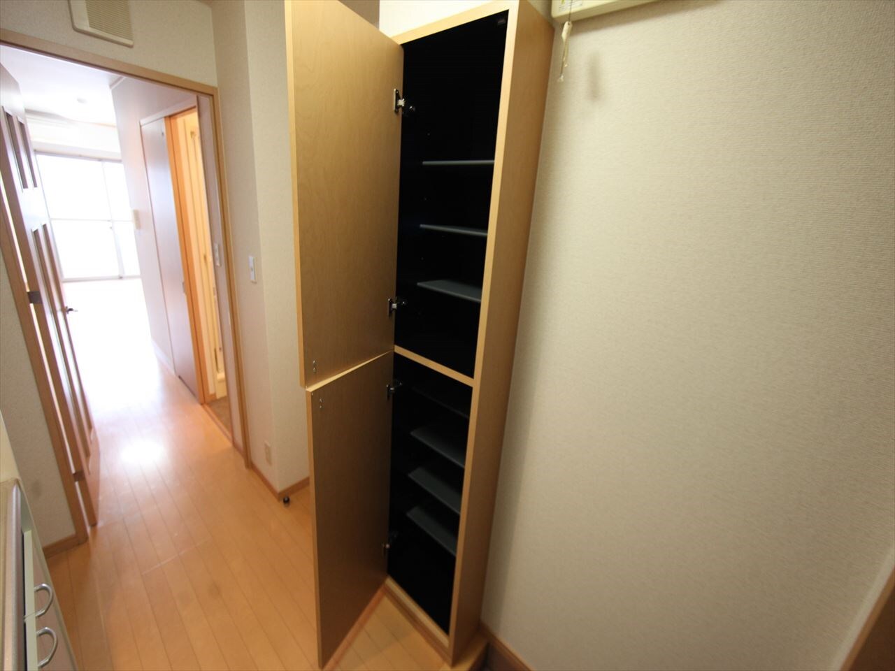 物件内観写真8　(玄関　シューズボックス付（収納充実してます）)