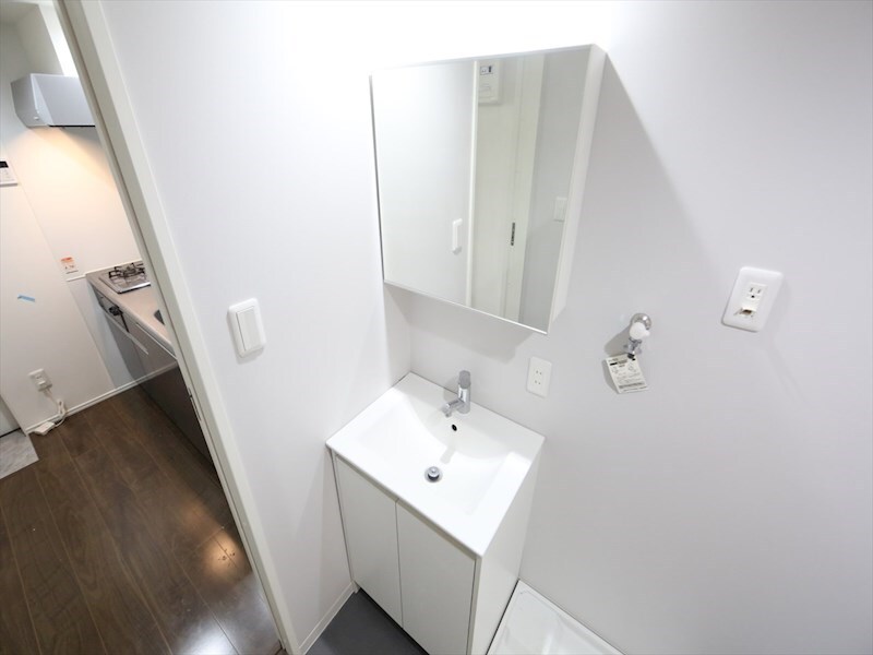 物件内観写真25　(脱衣所　独立洗面台（シャンプードレッサー付）収納スペース有)