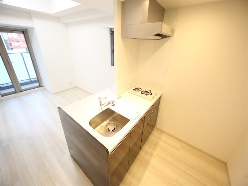 物件内観写真25　(システムキッチン（ガス2口コンロ付）カウンターキッチン)