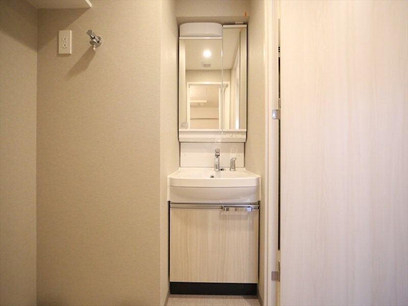物件内観写真19　(脱衣所　独立洗面台（シャンプードレッサー付）収納スペース有)