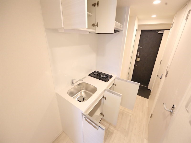 物件内観写真7　(システムキッチン（ガス2口コンロ付）)