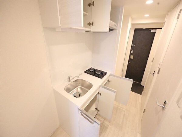 キッチン(システムキッチン（ガス2口コンロ付）)