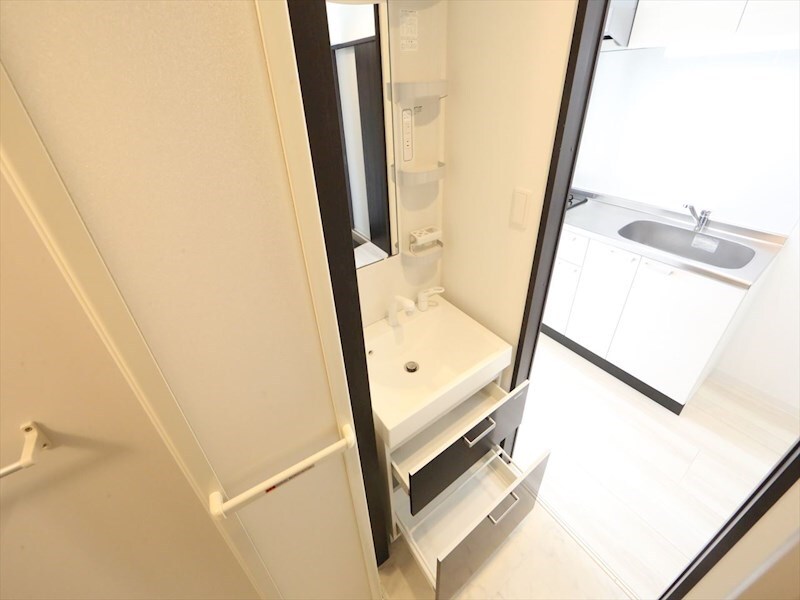 物件内観写真24　(脱衣所　独立洗面台（シャンプードレッサー付）収納スペース有)