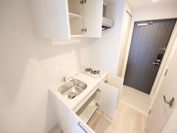 キッチン(システムキッチン（ガス2口コンロ付）)