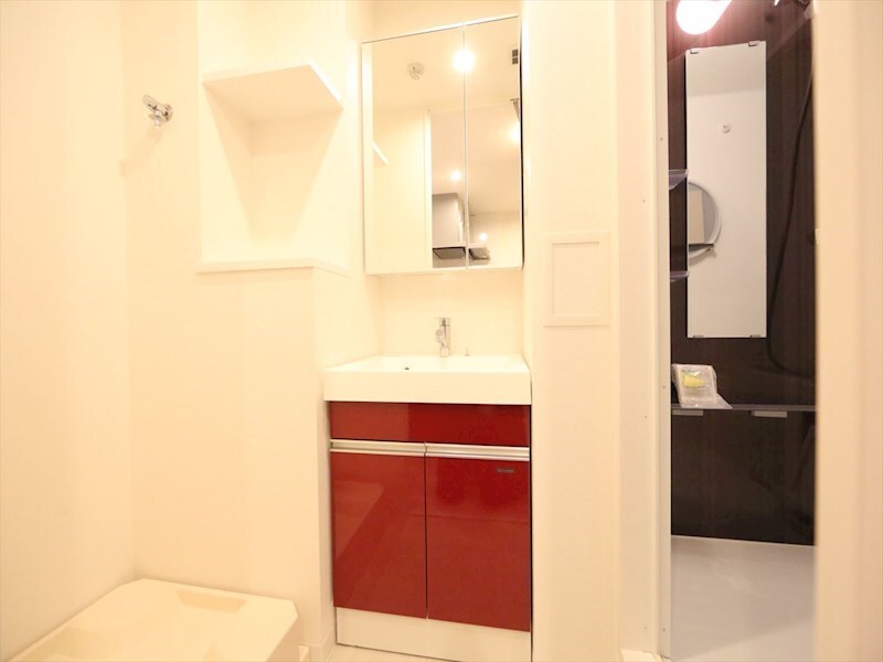 物件内観写真22　(脱衣所　独立洗面台（シャンプードレッサー付）収納スペース有)