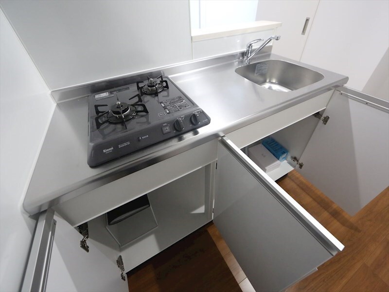 物件内観写真24　(システムキッチン（ガス2口コンロ付）カウンターキッチン)