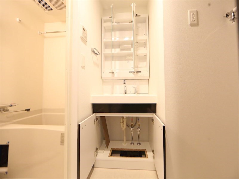 物件内観写真19　(脱衣所　独立洗面台（シャンプードレッサー付）収納スペース有)