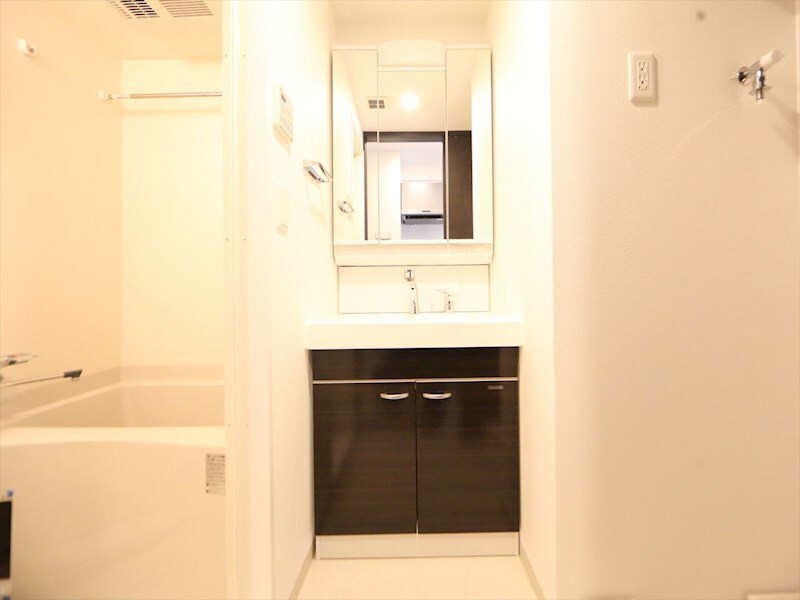 物件内観写真28　(脱衣所　独立洗面台（シャンプードレッサー付）収納スペース有)