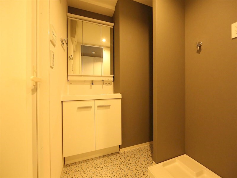 物件内観写真3　(脱衣所　独立洗面台（シャンプードレッサー付）収納スペース有)
