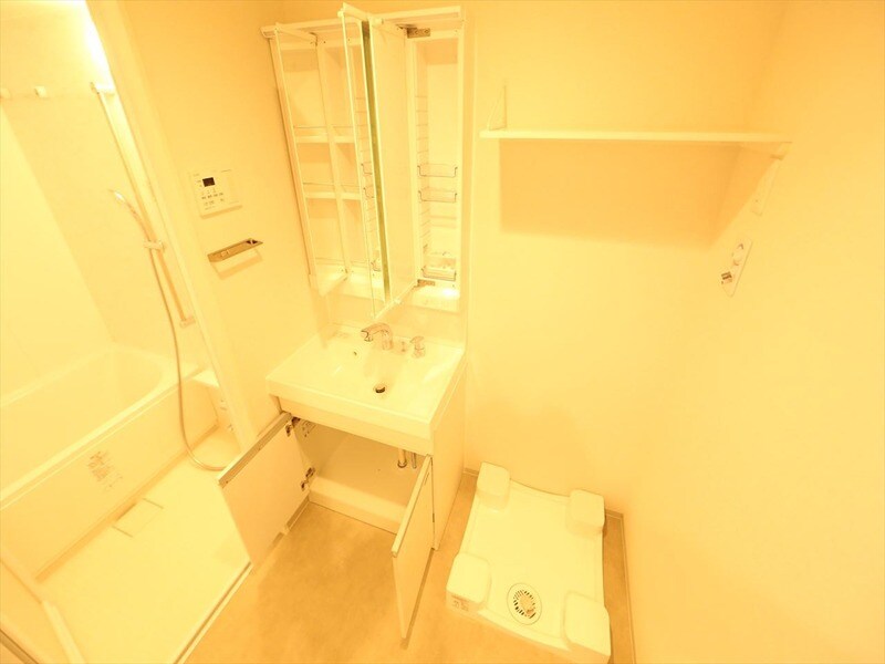 物件内観写真24　(脱衣所　独立洗面台（シャンプードレッサー付）収納スペース有)