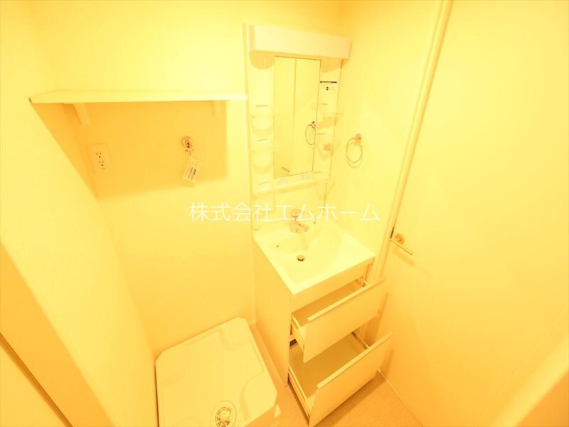 物件内観写真19　(脱衣所　独立洗面台（シャンプードレッサー付）収納スペース有)