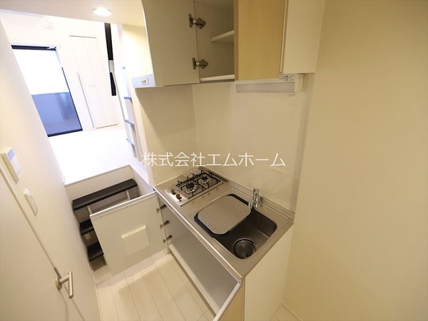 キッチン(システムキッチン（ガス2口コンロ付）)