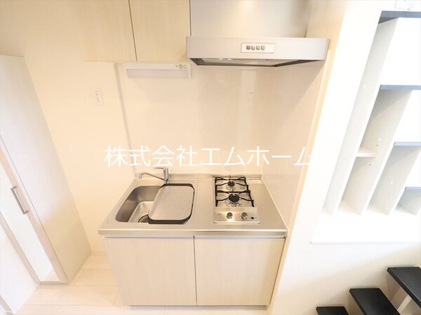 キッチン(システムキッチン（ガス2口コンロ付）)