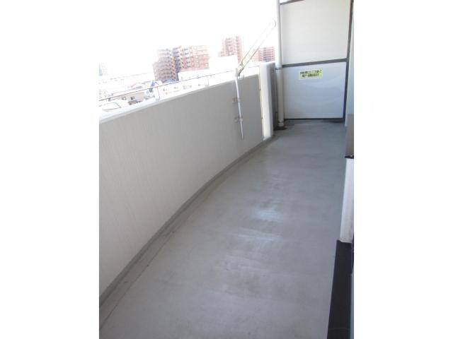 レールシティ万代南のベランダ・バルコニー・庭