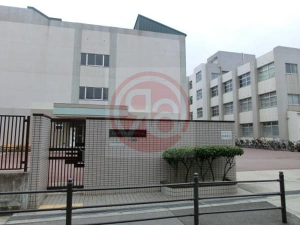 周辺環境(大阪市立阿倍野中学校 855m)