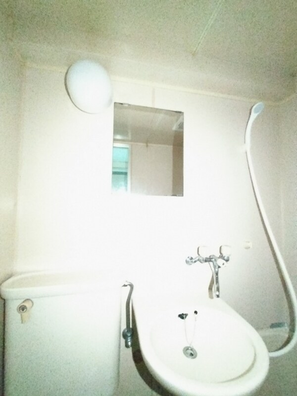 洗面所(洗面ボウルは鏡がついております)