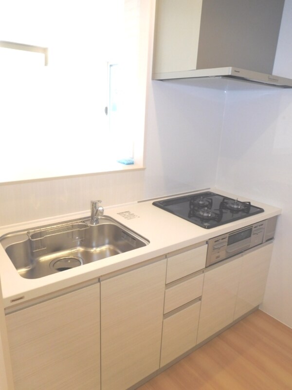 キッチン(写真：設備同仕様の別号室です)