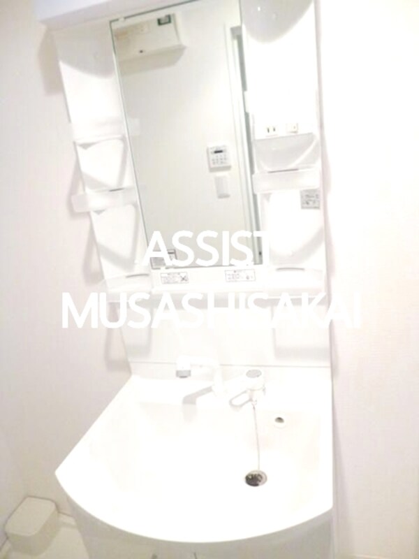 独立洗面台(写真：設備同仕様の別号室です)