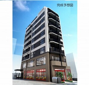 西新宿７丁目店舗付マンション外観写真