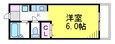 中央線 武蔵境駅 2階建 築34年の間取図