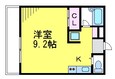 中央線 武蔵境駅 4階建 築26年の間取図