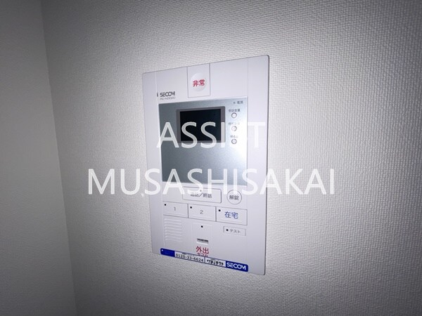 セキュリティ(写真：設備同仕様の別号室です)