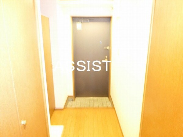 玄関(写真：設備同仕様の別号室です)