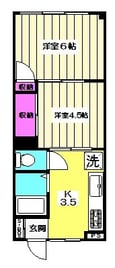 松原マンションの間取図